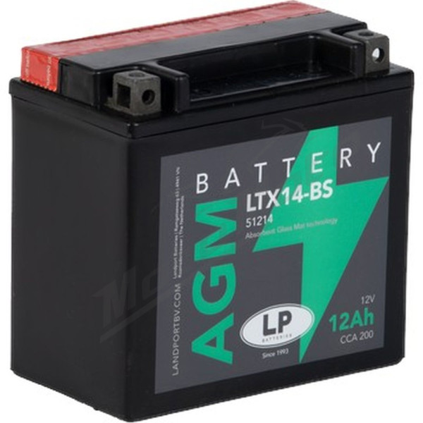 LANDPORT Akumuliatorius YTX14BS 12 Ah 12V