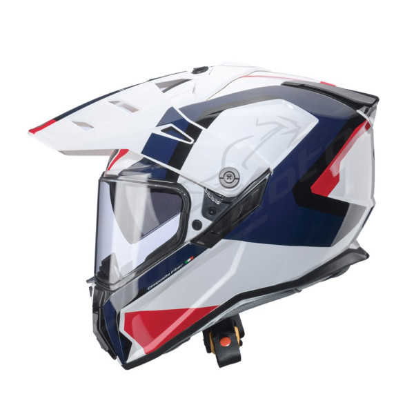 Offroad Helmet Caberg Duosport Dual Tanami Scram White/Red/Blue