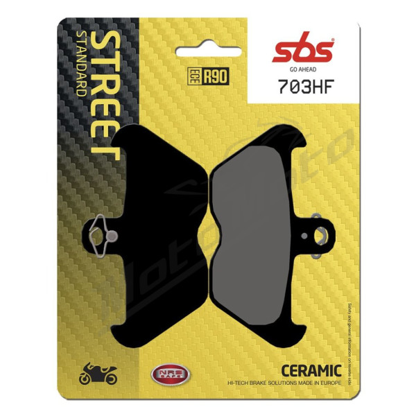SBS HF Street 703HF Ceramic Organic Brake Pads BMW K / R 850-1200cc 92-02