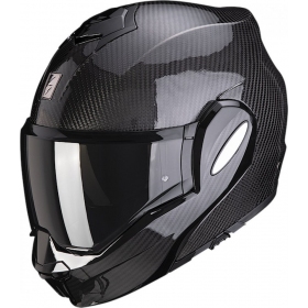 Atverčiamas šalmas Scorpion Exo-Tech Evo Solid Carbon