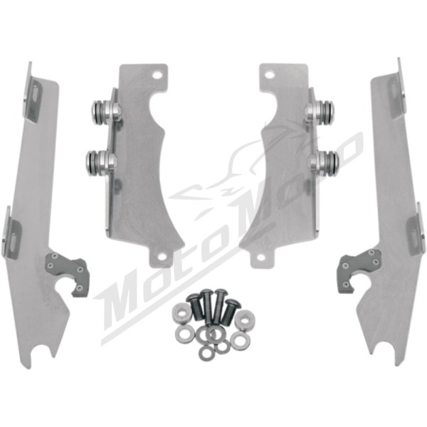 MEMPHIS SHADES METRIC Windshield Trigger-Lock Complete Mount Kit Yamaha XVS 1300 07-17