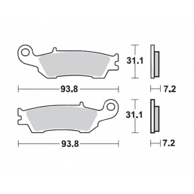 BRAKE PADS FERODO FDB2219SG / MCB791 OFFROAD