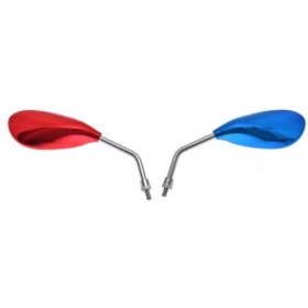 Mirror Universal Blue / Red / Thread M10 / 2pcs