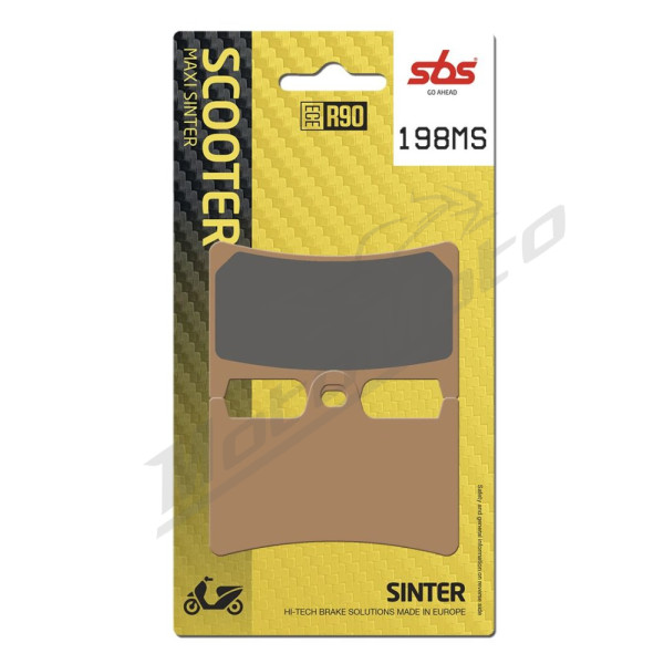SBS MS Scooter Maxi Sintered Brake Pads Yamaha XP 500-560cc 08-20