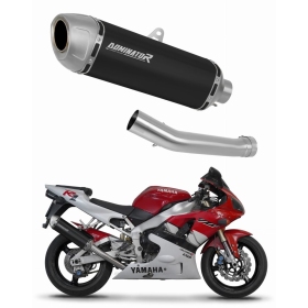Yamaha YZF R1 1000 RN04 2000-2001 Exhaust Silencer Muffler S6 BLACK + dB killer