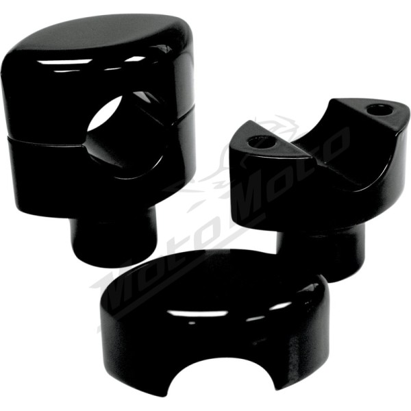 LA CHOPPERS Hefty Smooth Handlebar Risers for 1-1/4" Handlebars 32mm +38,1mm 2pc.