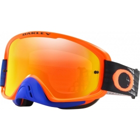 Off Road Oakley O-Frame 2.0 Dissolve Orange Blue Goggles