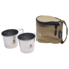 Stainless Steel Small Beer Mugs 210ml 2Pcs