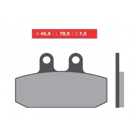 Brake pads NOVASCOOT FT3026 / MCB557 STANDARD