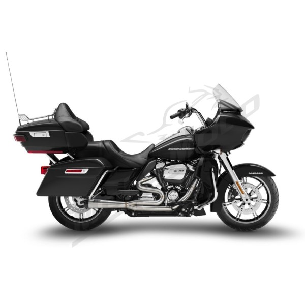 ZARD FULL KIT EXHAUST SYSTEM 2:1 Harley Davidson FLH / FLHR / FLHX / FLTRK / FLTRXS 1750-1977cc 17-24