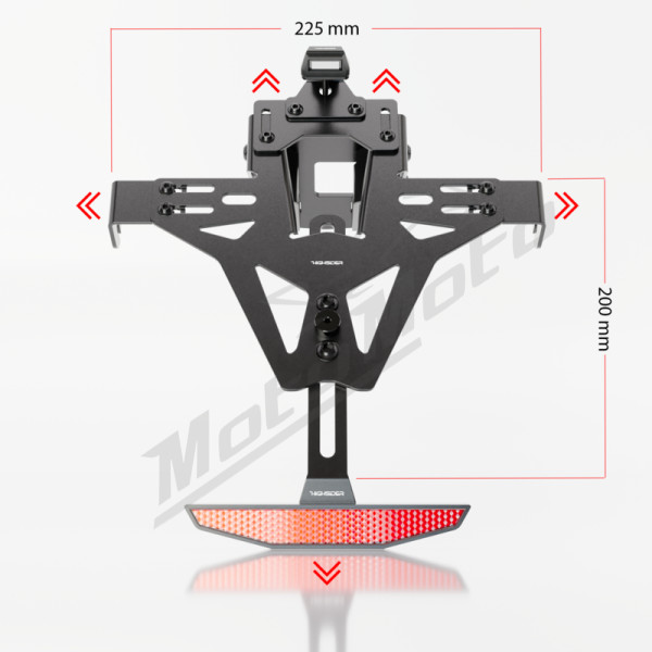 HIGHSIDER Akron-RS Pro License Plate Holder KTM Duke 125-390 17-25