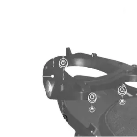 KAPPA Rear storage box bracket Yamaha FZS 1000 01-05