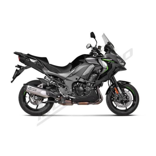 AKRAPOVIC Slip-On Line Muffler Titanium / Carbon Fiber Kawasaki KLZ 1100 2025