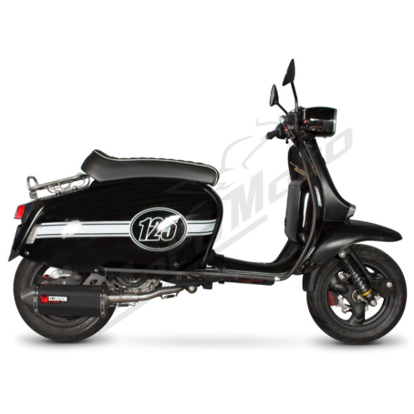 Exhaust SCORPION RP Serket Black Scomadi TL 125cc 2015-2016