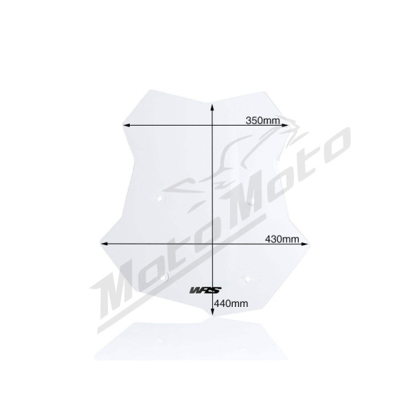 WRS CAPONORD Priekinis stiklas Skaidrus BMW F750-850GS 18-23