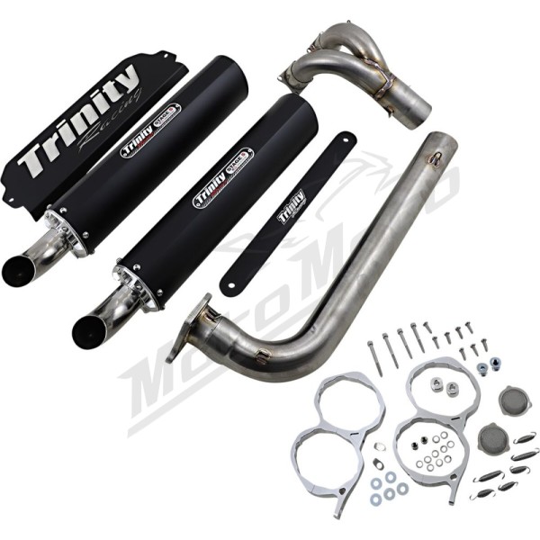 TRINITY RACING Stage 5 Dual Exhaust System POLARIS RZR 1000 2020