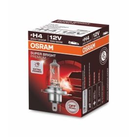 OSRAM lemputė "Super Bright Premium H4 12V/100/80W" - 1vnt