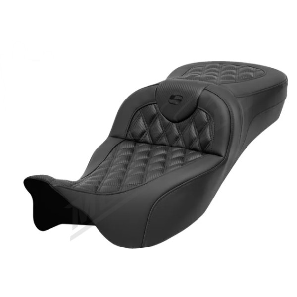 SADDLEMEN Roadsofa Seat Carbon Fiber Extender Harley Davidson FLH / FLHR / FLHX / FLHXS / FLTRXS 1584-1923 08-23