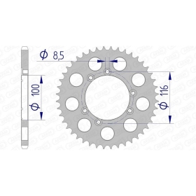 AFAM Aluminium Rear Sprocket 520 40-44 teeth