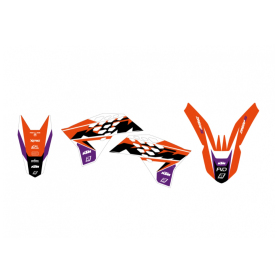 Blackbird lipdukų rinkinys Dream 5 KTM SX / EXC / EXC-F 125-530cc 07-11