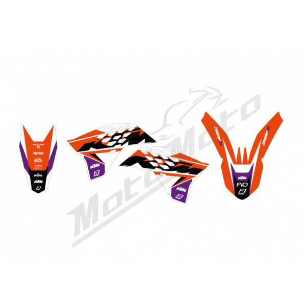 Blackbird lipdukų rinkinys Dream 5 KTM SX / EXC / EXC-F 125-530cc 07-11