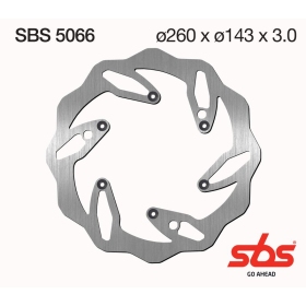 Sbs priekinis stabdžių diskas 5066 Standartinis HUSABERG / HUSQVARNA / KTM