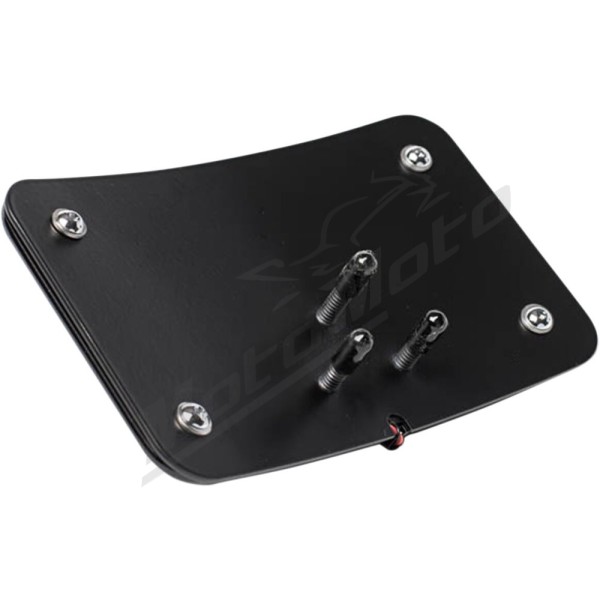 CYCLE VISIONS 3-Hole Mounted LED Lighted License Plate Frame