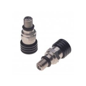 Šakės oro išleidimo vožtuvai M6x0,8mm juodas