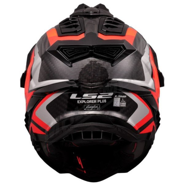 Krosinis Šalmas LS2 MX701 C EXPLORER FRONTIER 2 Raudonas
