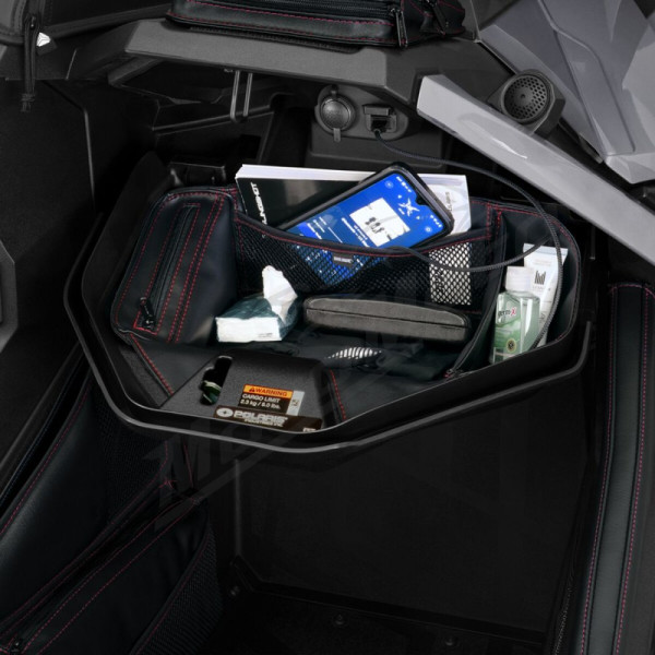SHOW CHROME Glove Box Organizer Polaris Red Lingshot 2000-2400 15-23