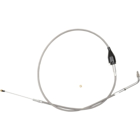 LA CHOPPERS Stainless Braided Handlebar Idle Cable 100,5 cm Harley Davidson XL 883-1200 07-22