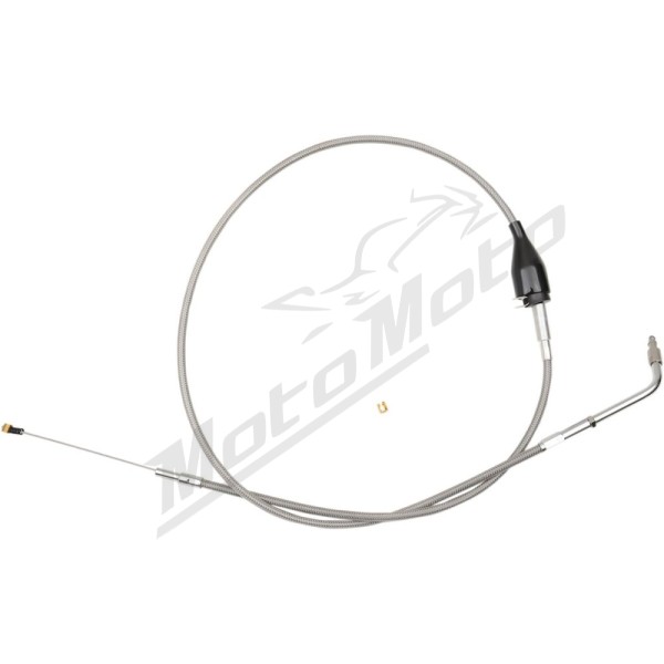 LA CHOPPERS Stainless Braided Handlebar Idle Cable 100,5 cm Harley Davidson XL 883-1200 07-22