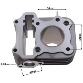 Cylinder kit MaxTuned SYM AC 70cc / Ø42 / PIN Ø10 4T