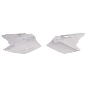 Side covers white CEMOTO ​​​​​​​KAWASAKI KX 250 2004-2005