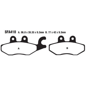 EBC SFA Brake Pads PIAGGIO / VESPA 125-500cc 05-24