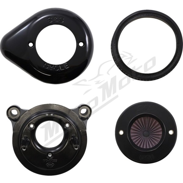 S&S CYCLE Air Stinger Stealth Air Cleaner Kit Harley Davidson FLHR / FLHRC / FLHRSE 1584-1800cc 08-17