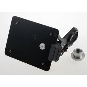 CULT WERK License Plate Holder 180x140mm Harley Davidson FXSB / FXSE 1690-1800cc 2013-2017