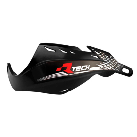 Racetech Gladiator Easy Universalios Rankų Apsaugos (su tvirtinimais 22,2 ir 28,6mm skersmens vairams) Juoda
