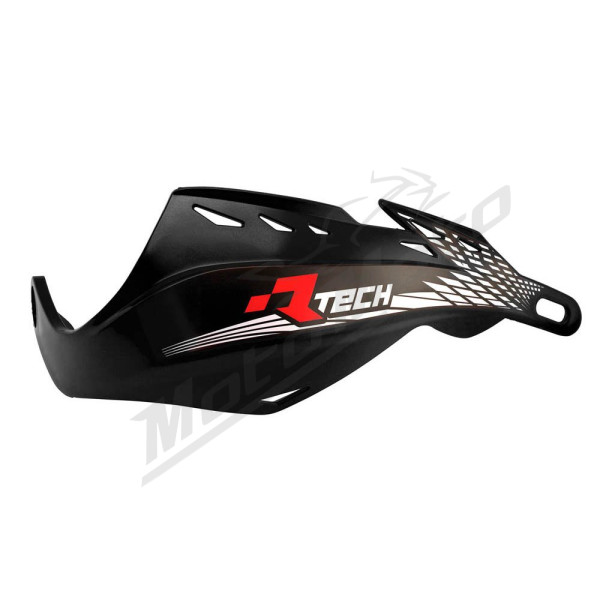 Racetech Gladiator Easy Universalios Rankų Apsaugos (su tvirtinimais 22,2 ir 28,6mm skersmens vairams) Juoda