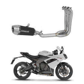 Dominator Pilna Išmetimo Sistema S3 BLACK + dB killer Triumph Daytona 660 2024-2026