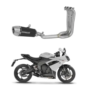 Dominator Pilna Išmetimo Sistema S3 BLACK + dB killer Triumph Daytona 660 2024-2026