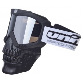 Off Road Goggles with mask UNIT (silver lens)