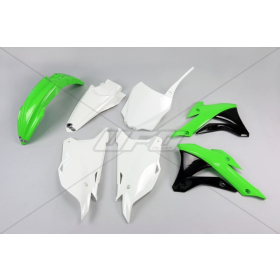 UFO White/green Body Kit for Kawasaki KX 85cc 13-21