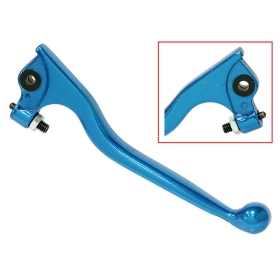 Brake lever Tec-X DERBI/ PEUGEOT/ GILERA/ BETA/ RIEJU/ GAS GAS/ ITALJET 50-280cc 1994-2010 Blue