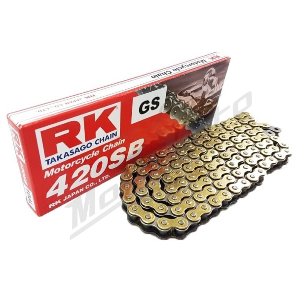 RK Japan GS420SB Chain Gold +CL 140 Links