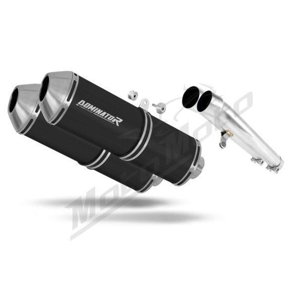 Honda CB 1100 X11 1999-2002 Dominator Exhaust Silencer Muffler OVR BLACK + dB killer