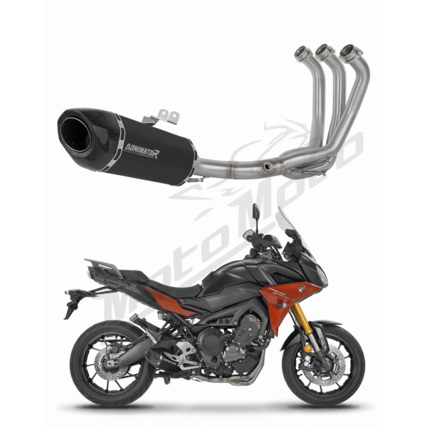 Yamaha MT 09 Tracer 900 / GT 2015-2020 Dominator Full Exhaust System Collector Silencer HP5 BLACK + dB killer