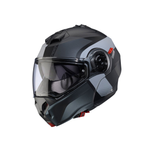 Atverčiamas šalmas Caberg Drift Duke Evo Indy Pilka/Juoda matinė