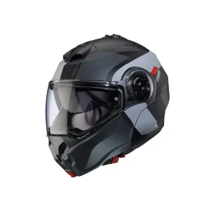 Atverčiamas šalmas Caberg Drift Duke Evo Indy Pilka/Juoda matinė