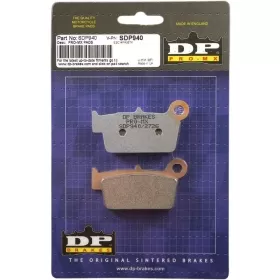 DP BRAKES Standartinės stabdžių trinkelės Aprilia / Beta / Fantic / Gas Gas / Kawasaki / Suzuki / TM Racing / Yamaha 50-530cc 00-26
